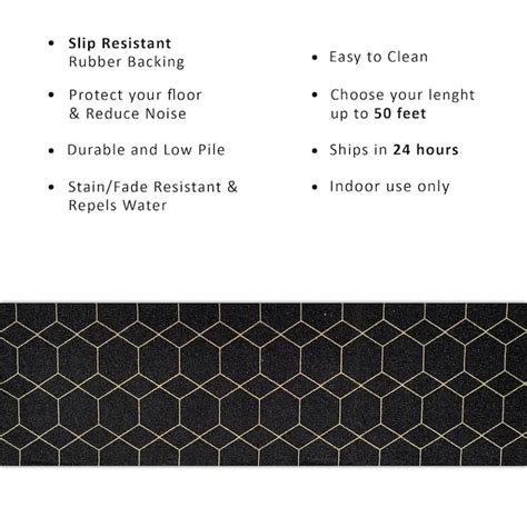 Playa Rug 2'7" x 38' Non-Slip Custom Cut Carpet for Hallways 3 x 38 (ft ...