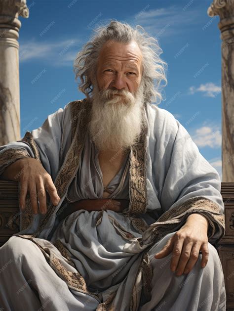 Premium AI Image | Socrates ancient Greek philosopher teacher thinker ancient Greece teachers ...