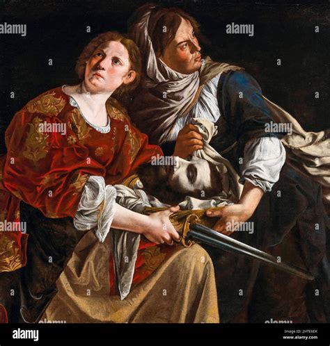 Artemisia Gentileschi, Judith with her maid servant and the head of ...