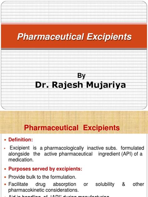 Excipient 的图像结果