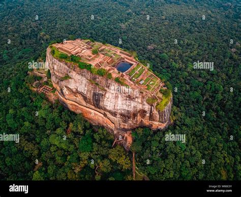 wonderfull view to sigiriya lion rock in Sri Lanka Stock Photo - Alamy