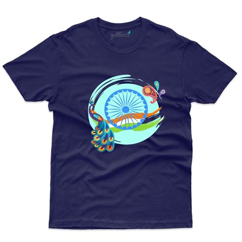 Ashoka Chakra Design T-shirt - Independence Day Collection | Gubbacci