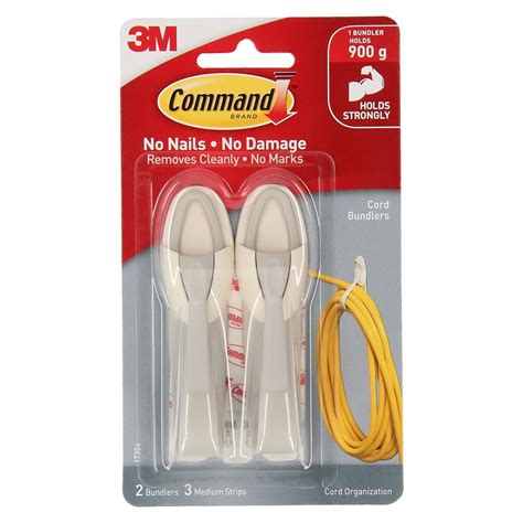 Command™ Cord Bundlers - 2 Pack - Bunnings New Zealand