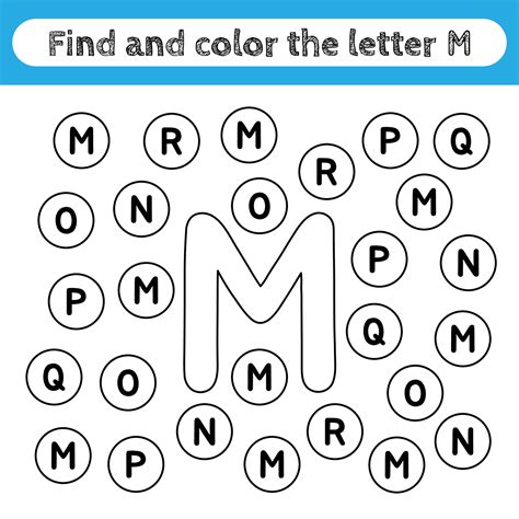 Let'S Find The Letter M