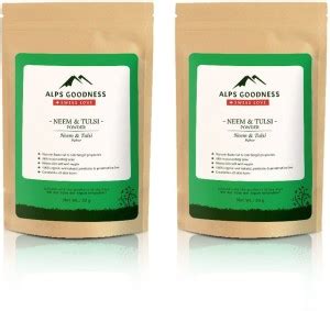 Alps Goodness Neem & Tulsi Face Mask Powder (50 g x 2) - Price in India ...