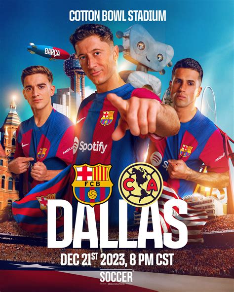 América vs Barcelona: Fecha, horario y dónde ver el partido en Dallas