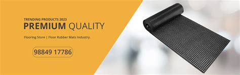 Rubber Mats Chennai – Rubber Floor Mats Chennai, Tamil Nadu: Kwality ...