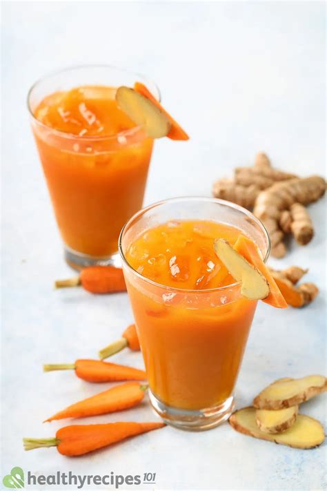 Carrot Ginger Turmeric Juice Recipe: a Delicious, Refreshing Health Boost