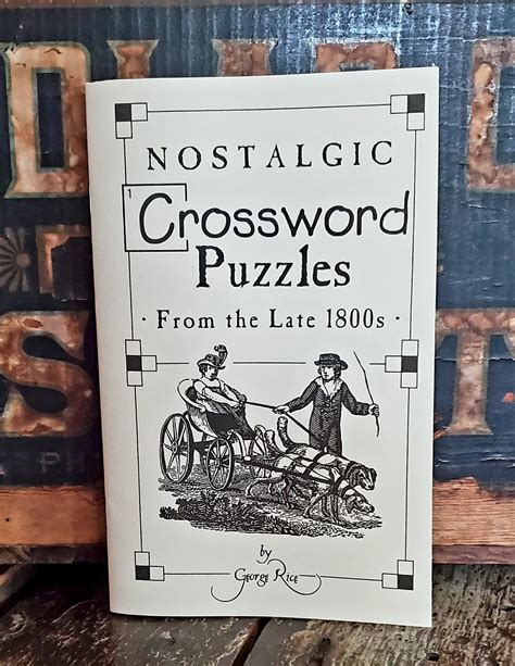 Nostalgic Crossword Puzzle Book – The Historic Village at Allaire