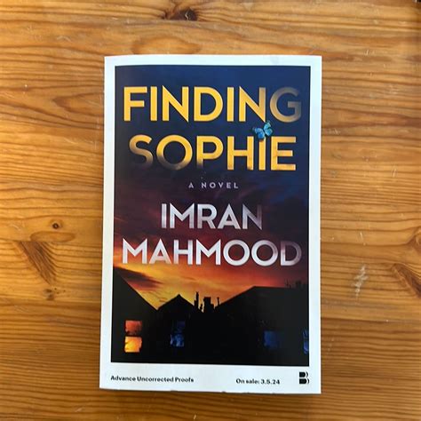 Finding Sophie by Imran Mahmood