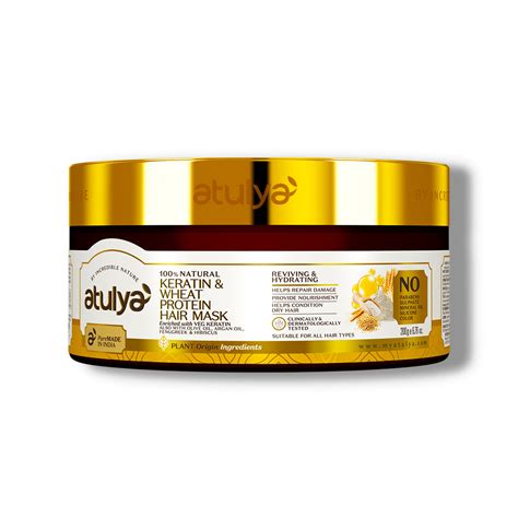 atulya Keratin & Wheat Protein Hair Mask for Hydrated Hair