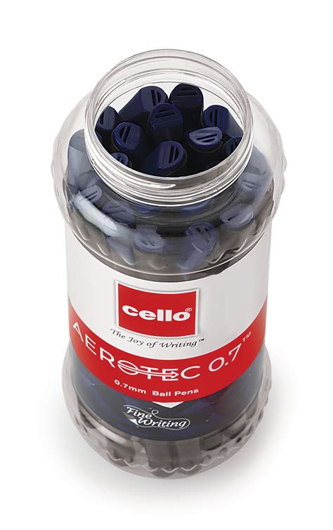 Cello Pen jar ideal for office and home use Blue 5Y+