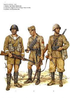 Regio Esercito, Nord Africa, 1942 - Fante di Marina, Battaglione "San ...