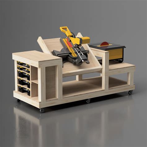 Workbench Plans With Miter Saw And Table Saw