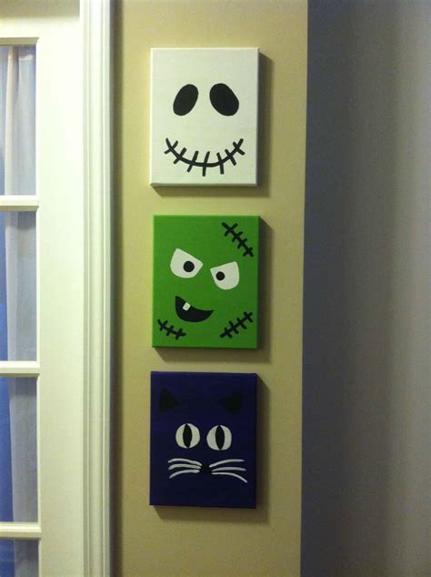 Halloween Painting Ideas On Canvas Easy at Sean Shirley blog