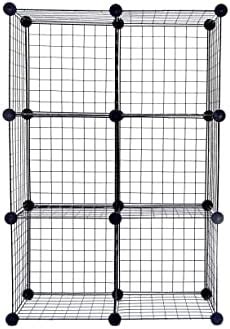 REYNISH Self Assembling Metal Wire Cube Storage Shelf Organizer Shelves ...