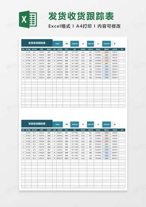 销售发货跟踪表Excel模板下载_熊猫办公