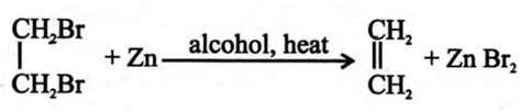 The compound formed when alcoholic solution of ethylene dibromide is ...