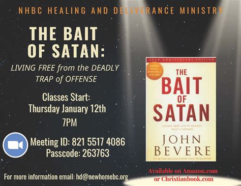 Healing & Deliverance "Bait of Satan" Study | New Home Baptist Church