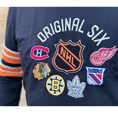 Original Six Hockey Logo