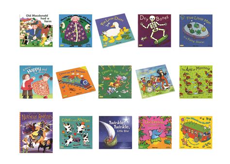 Classic Nursery Rhyme Books 15 Titles - MTA Catalogue