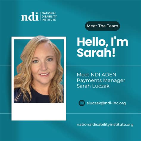Meet Sarah! Sarah Luczak is the Payments Manager for the American Dream ...