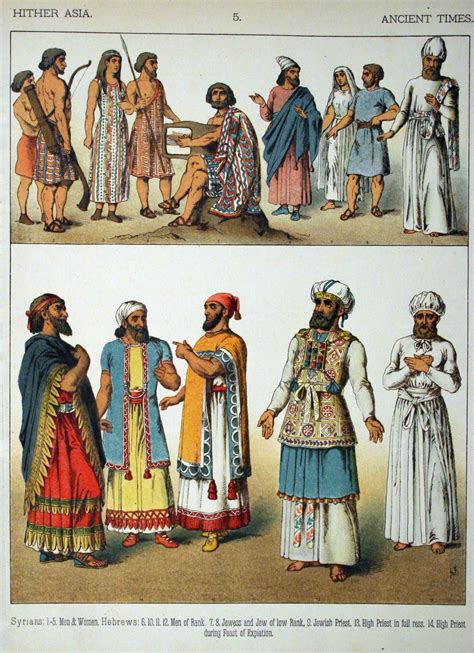 Image - Ancient Times, Hither Asia - 005 - Costumes of All Nations (1882). Near Easterns - fig ...