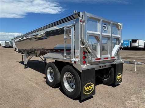 2025 MAC 35 ft Frameless Half Round End Dump Trailer - Tandem Axle ...