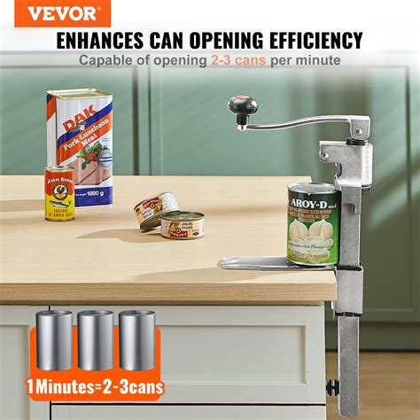 VEVOR Manual Can Opener, Commercial Table Opener for Large Cans, Heavy ...