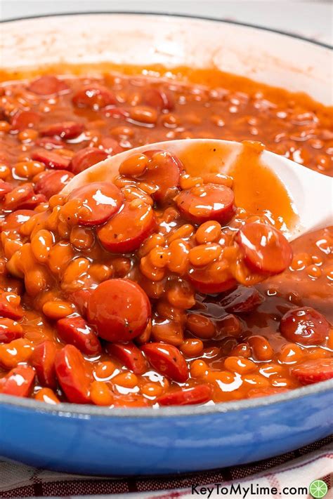 BEST Homemade Beanie Weenies {Quick and Easy Recipe VIDEO} - Key To My Lime