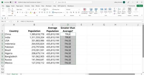 Image result for How to Use Basic Formulas in Excel