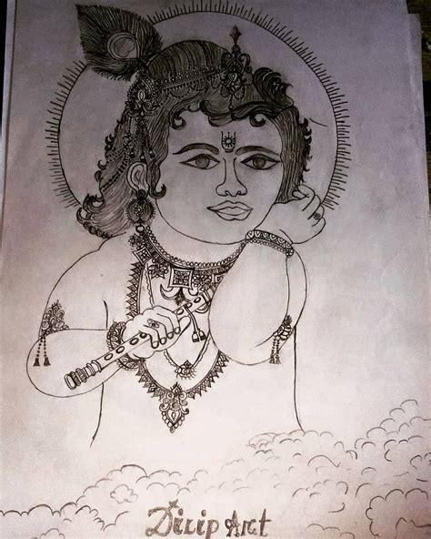 Lord Krishna Pencil sketch | Oil pastel paintings, Sketches, Pastel painting
