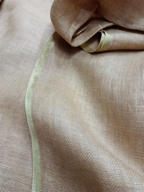 Pure Linen By Linen Gauze Fabric – Essence of India