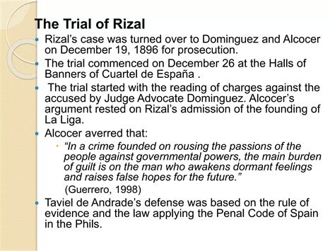 The trial and martyrdom of rizal | PPTX
