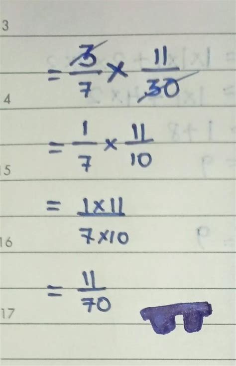 Rational Numbers Simplify: 3/7*11/30 - Brainly.in