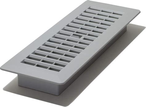 Decor Grates PL310-GY 3-Inch by 10-Inch Plastic Floor Register, Frost ...