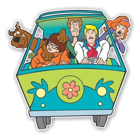 Scooby Doo Mystery Machine Precision Cut Decal / Sticker