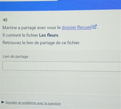 Résolu :Martine a partagé avec vous le dossier Recueil à . Il contient ...