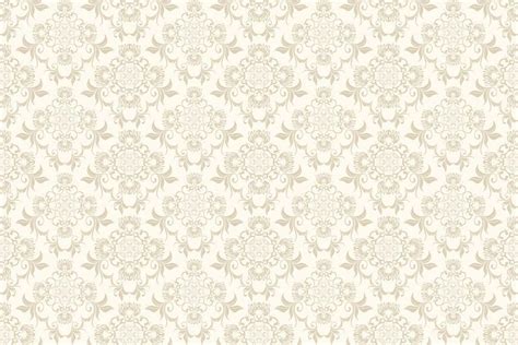 A Floral White Pattern Wallpaper on a Wall - Magicdecor®