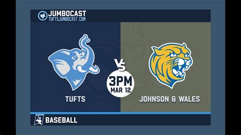 Baseball- Tufts vs. Johnson & Wales (3/12/24) - YouTube