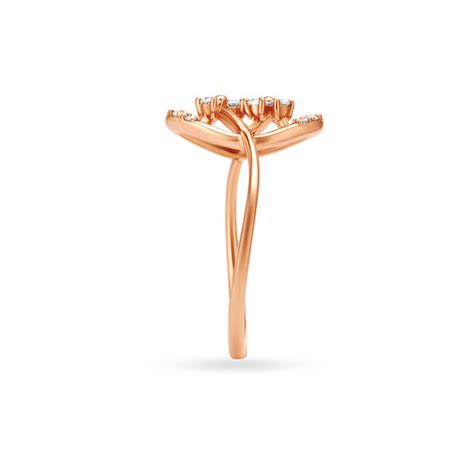 Modern Floral Finger Ring
