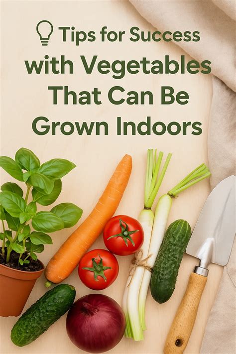 🌿 15 Best Vegetables That Can Be Grown Indoors – Top Picks - Success ...