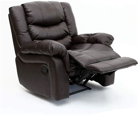 Buy More4Homes SEATTLE HIGH BACK BONDED LEATHER RECLINER 3 + 2 + 1 SOFA ...