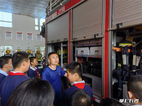 罗家坡消防救援站迎来小学生来队参观-一线动态-长沙晚报网