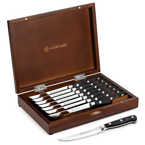 Wusthof Classic Steak Knives - 8 Piece Set with Case – Cutlery and More
