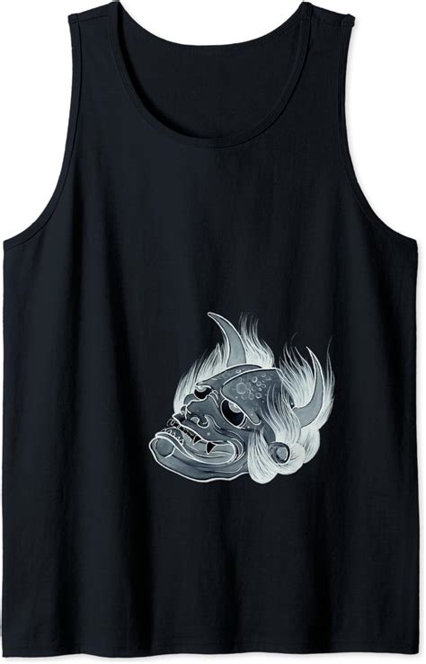 Buy Ghost Hannya Mask Tattoo Design Tank Top at Ubuy India