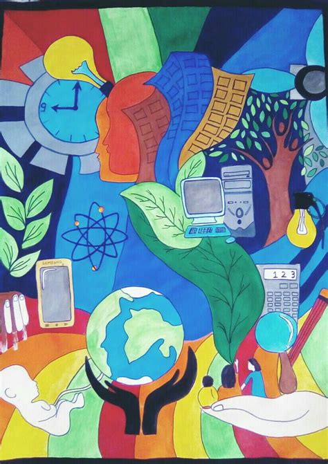 Poster About Science and Technology 的图像结果