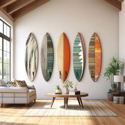 Unlock Your Room's Potential with Surfboard Wall Decor.