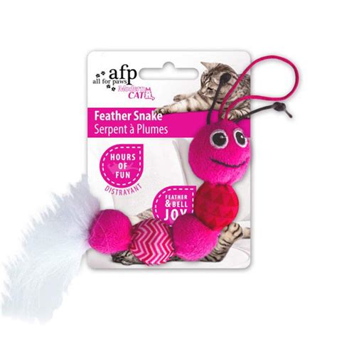 All For Paws Modern Cat Feather Snake