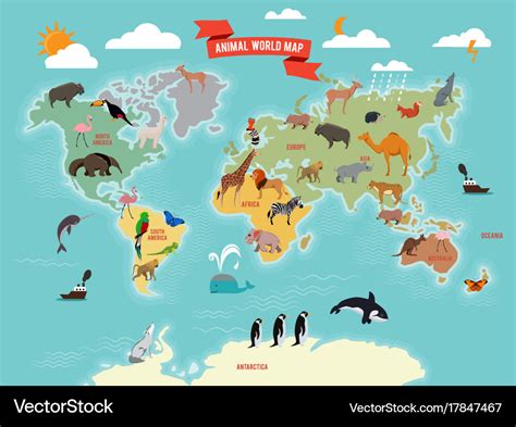 World Map of Animals 的图像结果